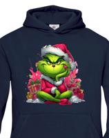 Dětská mikina Grinch s dárky - skvělá vánoční mikina