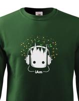 Dětská mikina Groot z filmu Strážci galaxie - Já jsem Groot na mikině