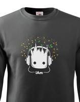 Dětská mikina Groot z filmu Strážci galaxie - Já jsem Groot na mikině