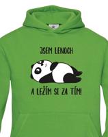 Dětská mikina Jsem lenoch a ležím si za tím! - ideální dárek pro každého prcka