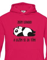 Dětská mikina Jsem lenoch a ležím si za tím! - ideální dárek pro každého prcka