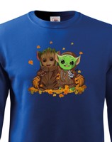 Dětská mikina Mistr Yoda a Groot - ideální pro každého fanouška