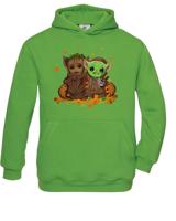 Dětská mikina Mistr Yoda a Groot - ideální pro každého fanouška