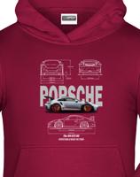 Dětská mikina Porsche 911 GT3 RS - kvalitní tisk a rychlé dodání