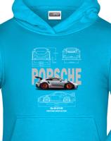 Dětská mikina Porsche 911 GT3 RS - kvalitní tisk a rychlé dodání