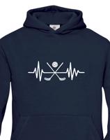 Dětská mikina pro florbalisty s potiskem tepu - skvělý dárek