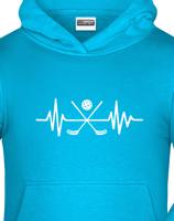 Dětská mikina pro florbalisty s potiskem tepu - skvělý dárek