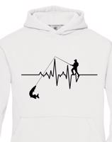 Dětská mikina pro rybáře Tep / EKG rybáře s dopravou jen za 46 Kč