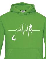 Dětská mikina pro rybáře Tep / EKG rybáře s dopravou jen za 46 Kč