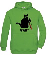 Dětská mikina s kočkou What