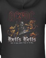 Dětská mikina s potiskem AC DC - parádní mikina s potiskem metalové skupiny AC DC
