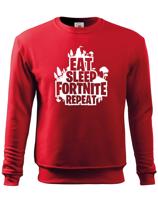 Dětská mikina s potiskem  Eat Sleep Fortnite Repeat