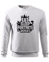 Dětská mikina s potiskem  Eat Sleep Fortnite Repeat