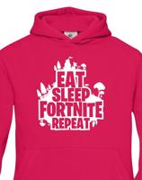 Dětská mikina s potiskem  Eat Sleep Fortnite Repeat