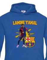 Dětská mikina s potiskem hráče Lamine Yamal - ideální pro malé fotbalisty