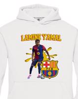 Dětská mikina s potiskem hráče Lamine Yamal - ideální pro malé fotbalisty