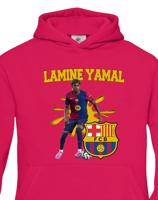 Dětská mikina s potiskem hráče Lamine Yamal - ideální pro malé fotbalisty