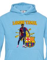Dětská mikina s potiskem hráče Lamine Yamal - ideální pro malé fotbalisty