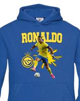 Dětská mikina s potiskem hráče Ronaldo - Al Nassr - ideální pro malé fotbalisty