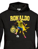 Dětská mikina s potiskem hráče Ronaldo - Al Nassr - ideální pro malé fotbalisty