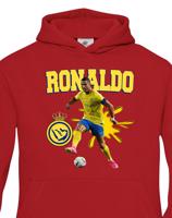Dětská mikina s potiskem hráče Ronaldo - Al Nassr - ideální pro malé fotbalisty