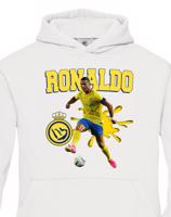 Dětská mikina s potiskem hráče Ronaldo - Al Nassr - ideální pro malé fotbalisty
