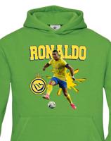 Dětská mikina s potiskem hráče Ronaldo - Al Nassr - ideální pro malé fotbalisty