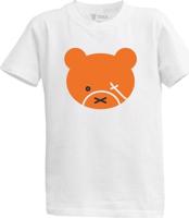 Dětské bílé triko DKC - Medvěd