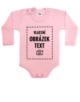 Dětské body / dupačky s vlastním potiskem - 5 originálních barev
