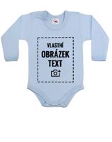 Dětské body / dupačky s vlastním potiskem - 5 originálních barev