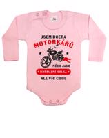 Dětské body Jsem dcera motorkářů - ideální dárek