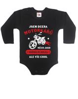 Dětské body Jsem dcera motorkářů - ideální dárek