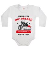 Dětské body Jsem dcera motorkářů - ideální dárek