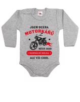 Dětské body Jsem dcera motorkářů - ideální dárek