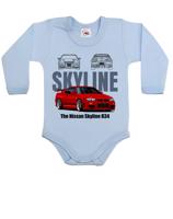 Dětské body Nissan Skyline R34  - kvalitní tisk a rychlé dodání