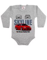 Dětské body Nissan Skyline R34  - kvalitní tisk a rychlé dodání