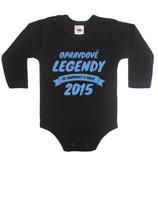 Dětské body s dlouhým rukávem „Opravdové legendy“ – pohodlné a personalizované