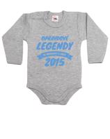 Dětské body s dlouhým rukávem „Opravdové legendy“ – pohodlné a personalizované