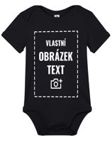 Dětské body s krátkým rukávem a vlastním potiskem