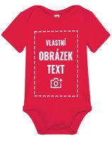 Dětské body s krátkým rukávem a vlastním potiskem