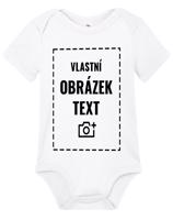 Dětské body s krátkým rukávem a vlastním potiskem