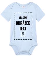 Dětské body s krátkým rukávem a vlastním potiskem