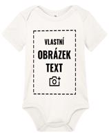 Dětské body s krátkým rukávem a vlastním potiskem