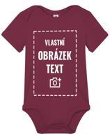 Dětské body s krátkým rukávem a vlastním potiskem