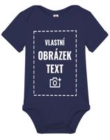 Dětské body s krátkým rukávem a vlastním potiskem