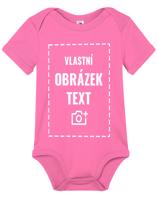 Dětské body s krátkým rukávem a vlastním potiskem