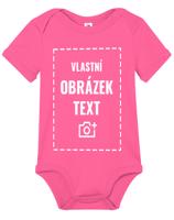 Dětské body s krátkým rukávem a vlastním potiskem