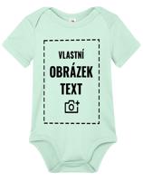 Dětské body s krátkým rukávem a vlastním potiskem