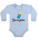 Dětské body s potiskem Jdu na jedno - tohle dostane každého tatínka