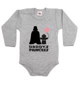 Dětské body s potiskem Star Wars Daddys Princess